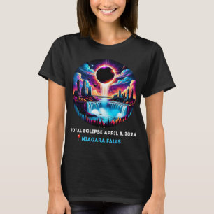 Camiseta Queda New York Ny Total Eclipse Solar abril 81