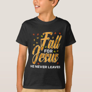 Camiseta Queda por Jesus Ação de Graças Homens Cristãos do