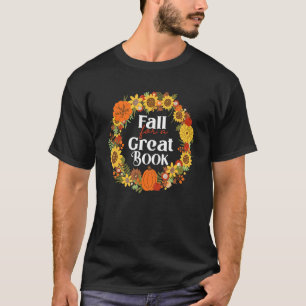 Camiseta Queda por um livro de Excelentes lendo o chá de ou