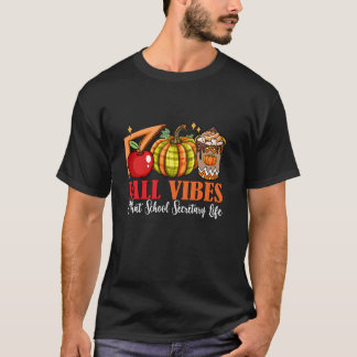 Camiseta Queda Vibes Engraçados E O Secretário Da Escola Gr