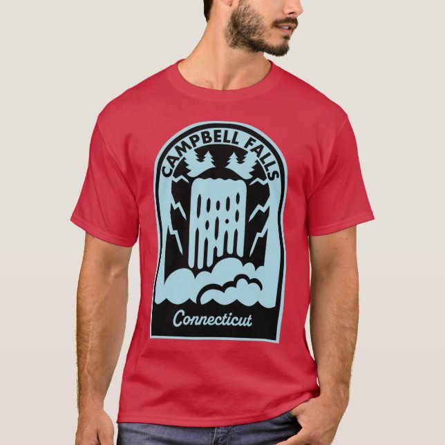 Camiseta Quedas de Campbell Connecticut (Frente)
