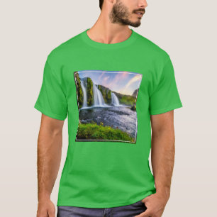 Camiseta Quedas Kirkjufellsfoss, Islândia