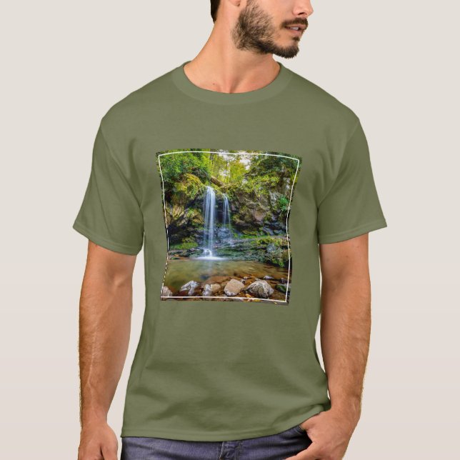 Camiseta Quedas | Parque Nacional de Smokey Mountain (Frente)