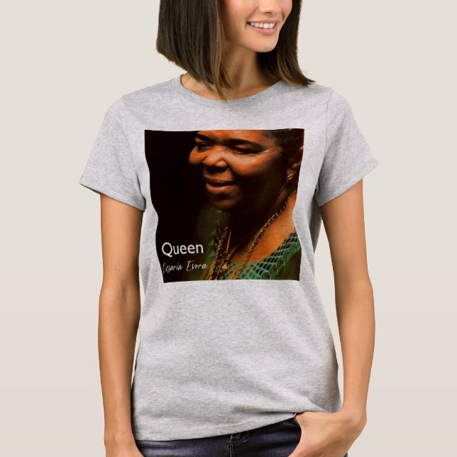 Camiseta Queen Cesaria Evora (Frente)