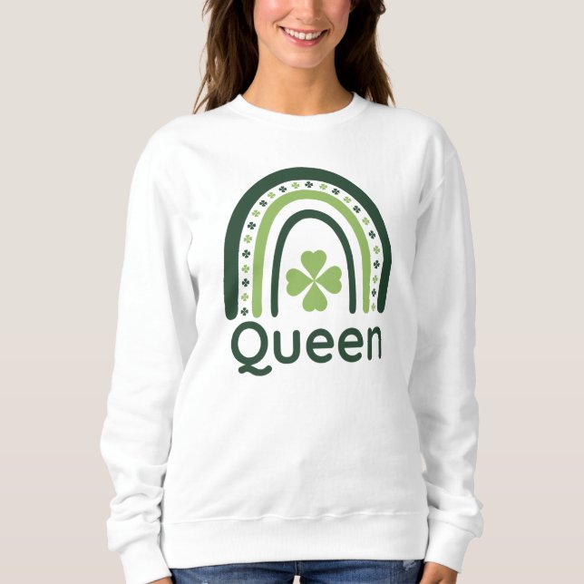 Camiseta Queen Clover Boho Rainbow (Frente)