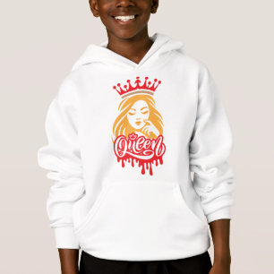 Camiseta Queen Design – Tipografia de Coroa Real Elegante p