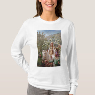 Camiseta Queen Guinevere's Maying c. 1900, por John Collier