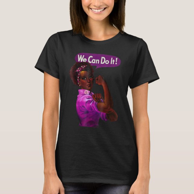Camiseta Queen Melanin Black History Month Afro African Pri (Frente)