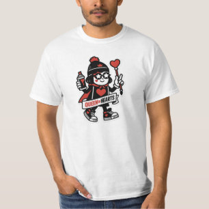 Camiseta Queen of Hearts Street Mascot — Grind Crew Edition