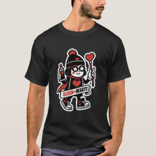 Camiseta Queen of Hearts Street Mascot — Grind Crew Edition