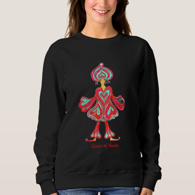 Camiseta Queen of Hearts Sweatshirt (Frente)