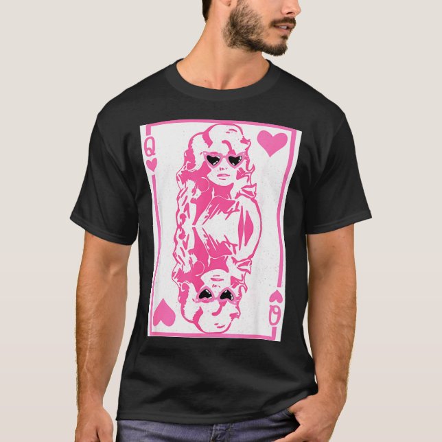 Camiseta Queen Of Hearts Valentines Day  (Frente)