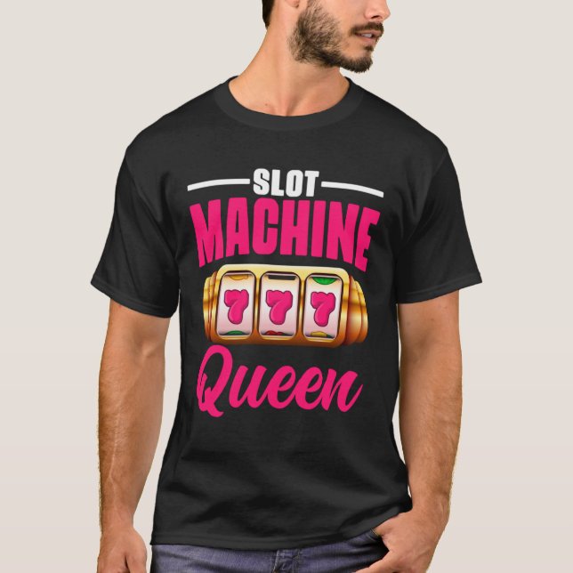 Camiseta Queen Poker Player Casino Gambling Poker Cards Gam (Frente)