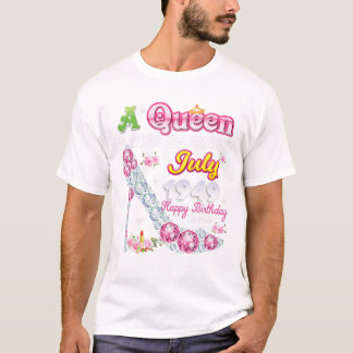 Camiseta Queen Was Born In July 1949