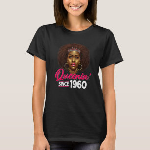 Camiseta Queenin desde 1960 62º aniversário da América Afri