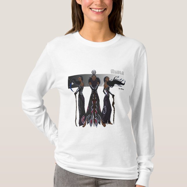 Camiseta Queens 001A de Akala Aje (Frente)