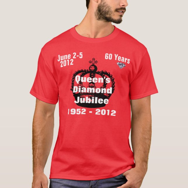 Camiseta Queens Diamond Jubilee 1952-2012 (Frente)