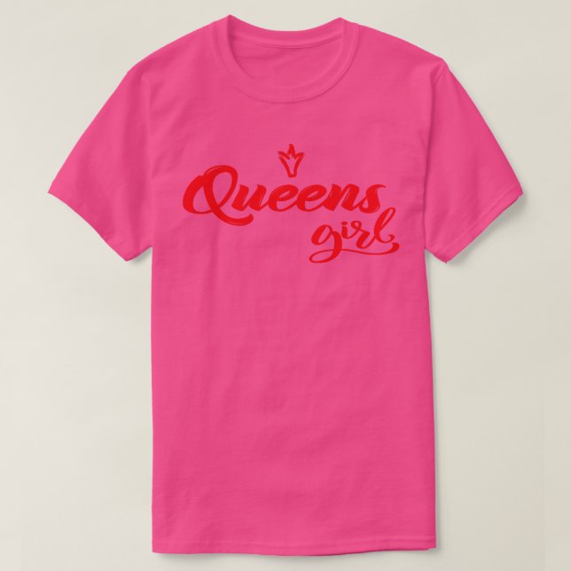 Camiseta Queens Girl New York 3 (Frente do Design)