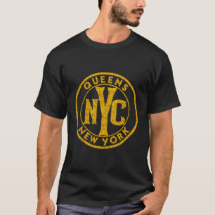 Camiseta Queens Ny New York - Sinal de Distante Amber Impre