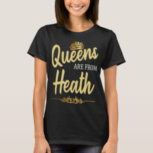Camiseta Queens são da HEATH OH OHIO Home Roots EUA