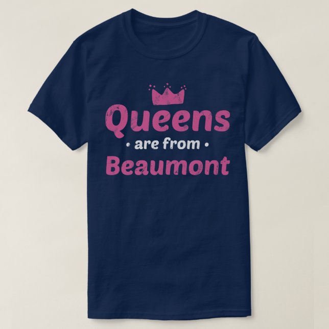Camiseta Queens São De Beaumont Teas Hometown Em Casa (Frente do Design)