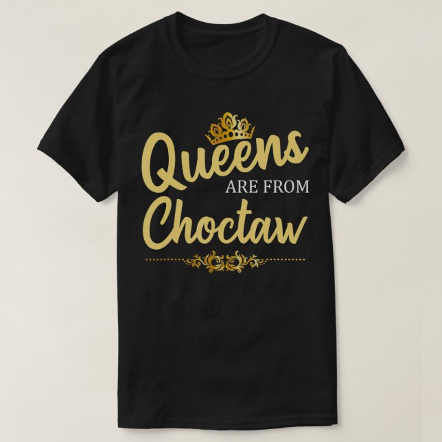 Camiseta Queens São Do CHOCTAW OK OKLAHOMA Funny Home Roo (Frente do Design)