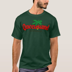 Camiseta Queensland 80s Design de Tipografia Retroativa