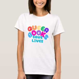 Camiseta Queer Books Salvar Vidas
