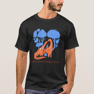 Camiseta Queer Estava Sempre Aqui Dinossauro Lgbt Gay