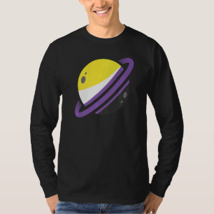Camiseta Queer Lgbt Terceiro Gênero Bandeira Não Binária Sa