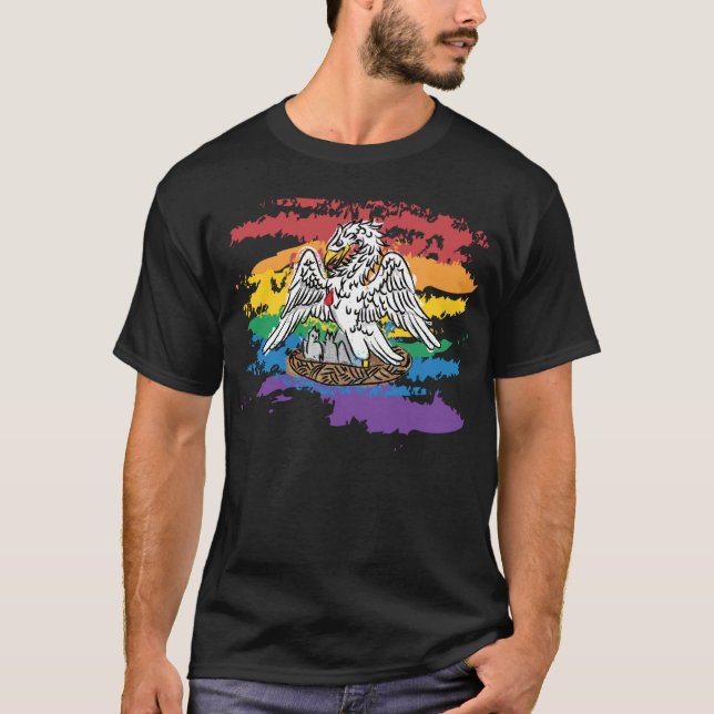 Camiseta Queer Peer - Pelicano (Frente)