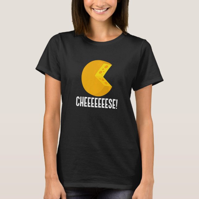 Camiseta Queieese Irônico Quote Queijo Que Faz Comida Orgân (Frente)