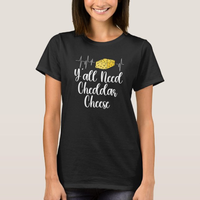 Camiseta Queijo Cheddar Comida 4 (Frente)