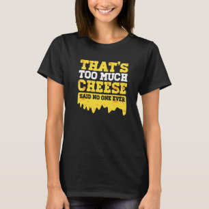 Camiseta Queijo Cheddar Foodie Gouda Lanche Queijo