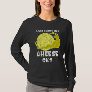 Camiseta Queijo Cheddar para Lanche Foodie   Queijo