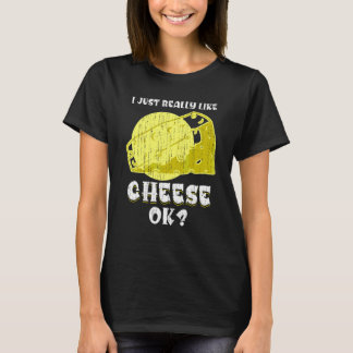 Camiseta Queijo Cheddar para Lanche Foodie   Queijo