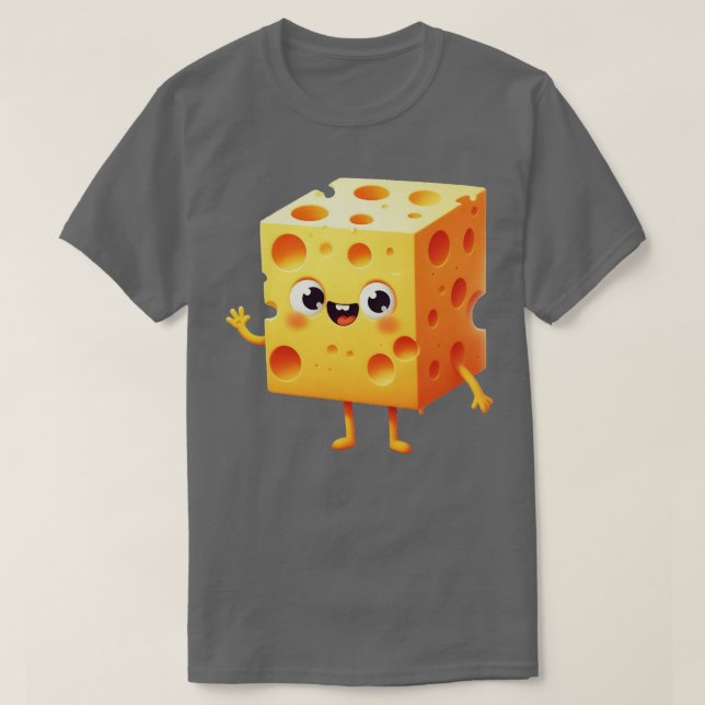 Camiseta Queijo cômodo (Frente do Design)