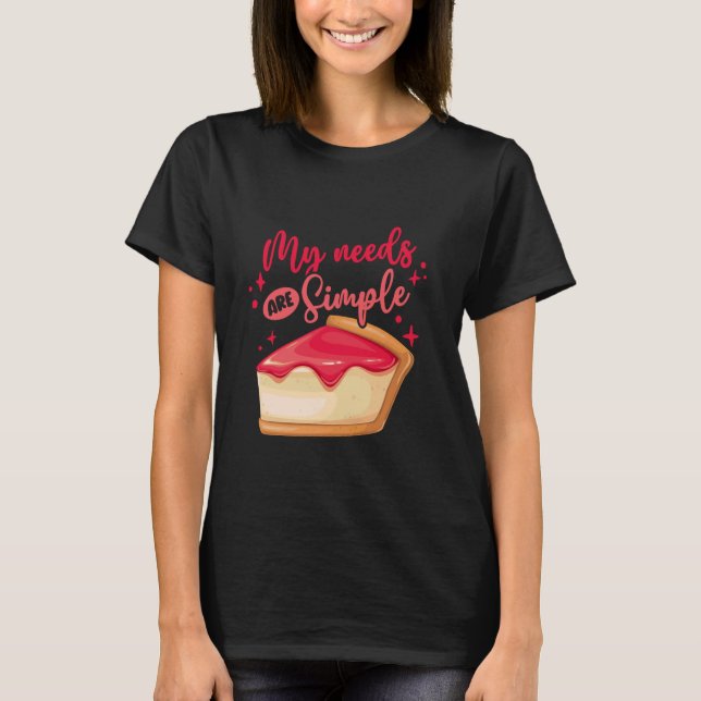 Camiseta Queijo De Bolo De Queijo Que Preciso É Simples (Frente)