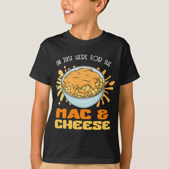 Camiseta Queijo de Comida Queijo Comida Lover Macaroni Nood (Frente)