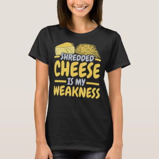 Camiseta Queijo Destruído É Meu Prato De Queijo Fraco