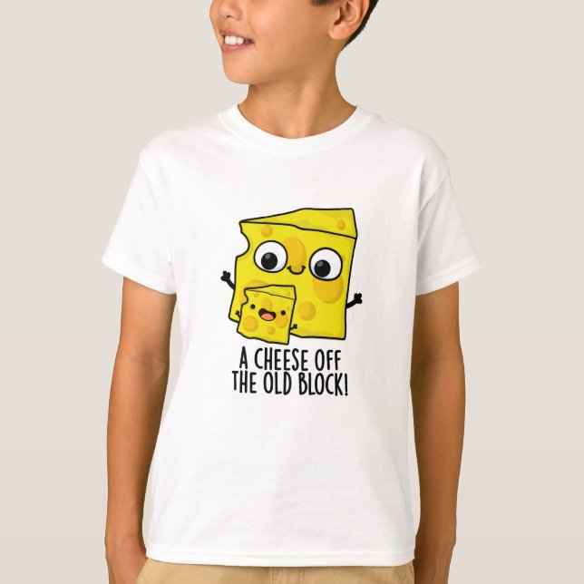 Camiseta Queijo Do Antigo Bloco, Comida Engraçado (Frente)