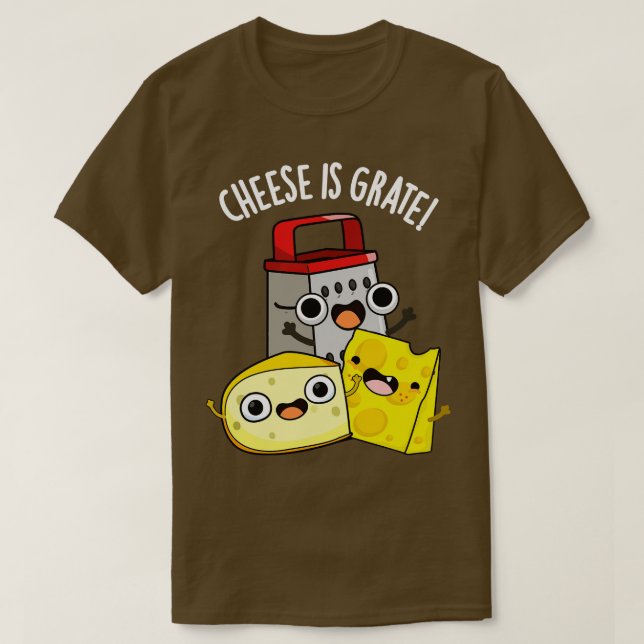 Camiseta Queijo É Grata, Comida Engraçado (Frente do Design)