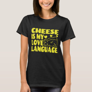 Camiseta Queijo é minha língua de amor - Chesse amado