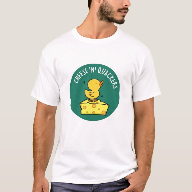 Camiseta Queijo E Quackers Engraçados Pum (Frente)
