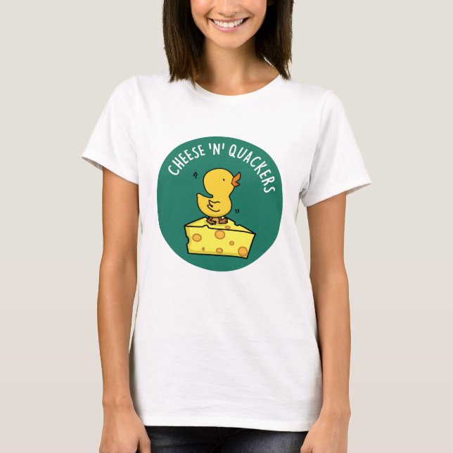 Camiseta Queijo E Quackers Engraçados Pum (Frente)