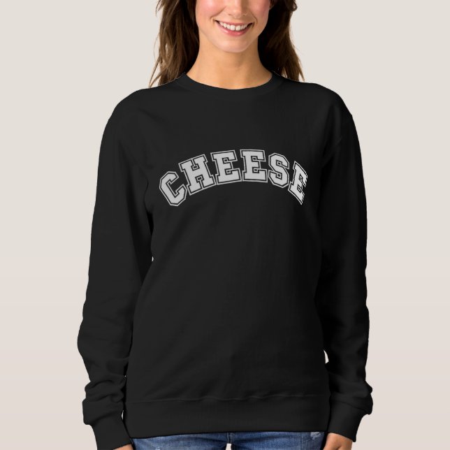 Camiseta Queijo Engraçado Fofo Comida Queijosa Pizza Comer  (Frente)