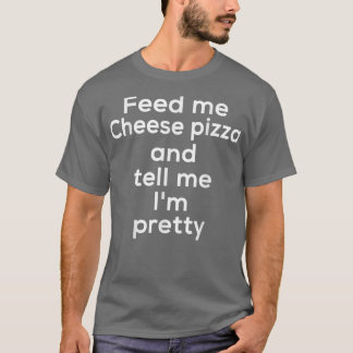 Camiseta Queijo Engraçado Pizza Comida italiana Foodie Memó