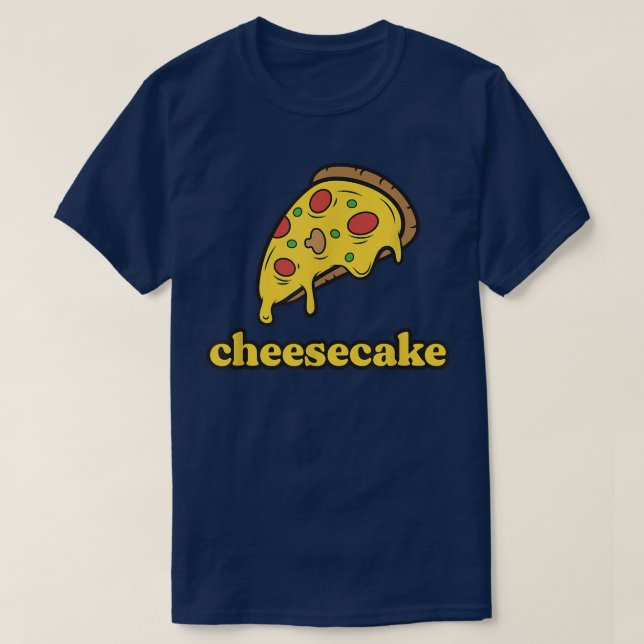 Camiseta Queijo Engraçado Pizza Queijo (Frente do Design)