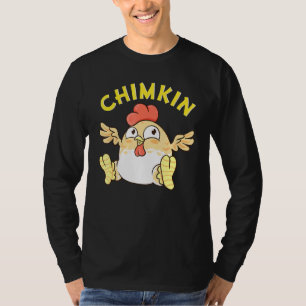 Camiseta Queijo Gordo Chimkin Derpy Chicken Farmer