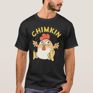 Camiseta Queijo Gordo Chimkin Derpy Chicken Farmer